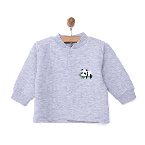 HelloBaby Kapitone Hır, Gri Melanj, 3 Ay