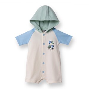 HelloBaby Kapüşonlu Tulu, Ekru, 3 - 6 Ay