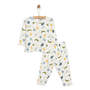 HelloBaby Kaşkorse Fil Desen, Ekru, 6 Ay
