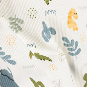 Kaşkorse Fil Desenli Uzun Kol Pijama Takımı Kaşkorse Fil Desenli Uzun Kol Pijama Takımı