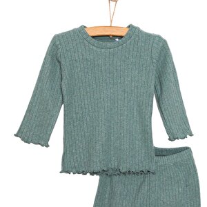 Kaşkorse Uzun Kol Pijama Takımı Kız Bebek Kaşkorse Uzun Kol Pijama Takımı Kız Bebek