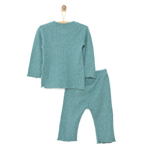 Kaşkorse Uzun Kol Pijama Takımı Kız Bebek