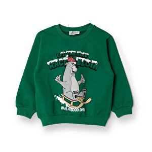 HelloBaby Basic Sweats, Koyu Yeşil, 6 Ay