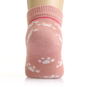Kedi Desenli 3'lü Soket Çorap Kız Bebek