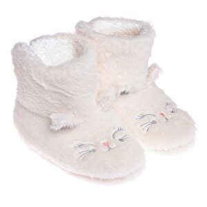 HelloBaby Kedi Desenli Kız, Beyaz, 21-22