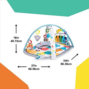 Kickin 'Tunes™ 4'in1 Magic Touch Eğitici Oyun Halısı Kickin 'Tunes™ 4'in1 Magic Touch Eğitici Oyun Halısı