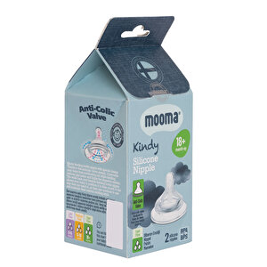 Kindy Biberon Ucu 2li 18+ Ay Hızlı Akış