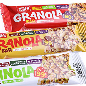 Kırmızı Meyveli Granola Bar 25 gr Kırmızı Meyveli Granola Bar 25 gr