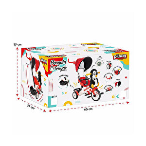 Kırmızı Penguen Kontrollü Bisiklet Kırmızı Penguen Kontrollü Bisiklet