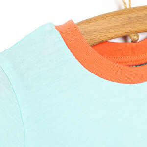 Kısa Kol Bisiklet Yaka Pijama Takımı Kız Bebek