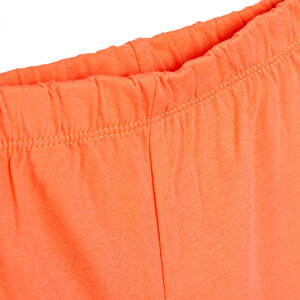 Kısa Kol Bisiklet Yaka Pijama Takımı Kız Bebek