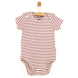 HelloBaby Kısa Kol Body, Ekru, 3 Ay