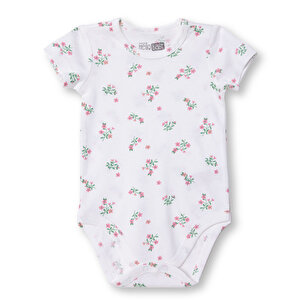 HelloBaby Kısa Kol Body, Ekru, 3 Ay