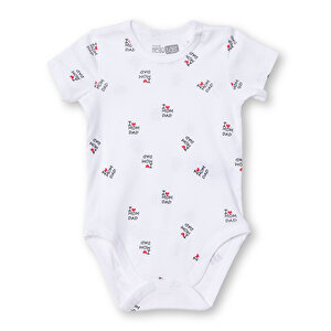 HelloBaby, Kısa Kol Body, Ekru, 3 - 6 Ay