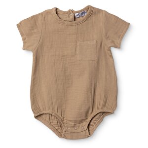 HelloBaby Kısa Kol Bod, İndigo, 3 - 6 Ay