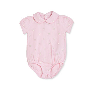HelloBaby Kısa Kol Body, Pembe, 1 - 3 Ay