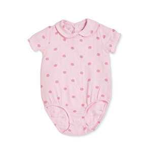 HelloBaby Kısa Kol Body, Pembe, 1 - 3 Ay