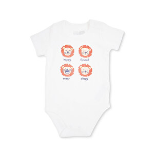 HelloBaby Kısa Kol Body, Ekru, 1 - 3 Ay HelloBaby Kısa Kol Body, Ekru, 1 - 3 Ay