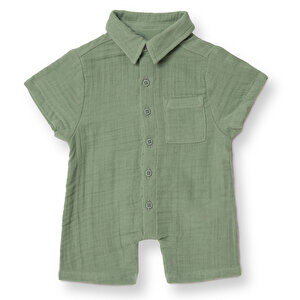 HelloBaby Kısa Tulum, Bej, 6 - 9 Ay