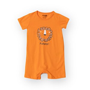 HelloBaby Kısa Tulum, Turuncu, 3 Yaş