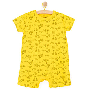 HelloBaby Kısa Tulum, Sarı, 3 Yaş HelloBaby Kısa Tulum, Sarı, 3 Yaş