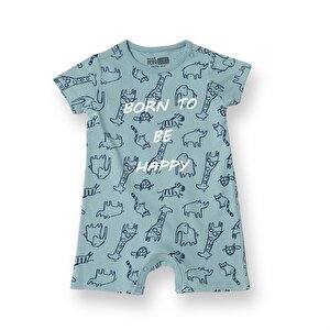HelloBaby Kısa Tulum, Açık Mavi, 3 Yaş