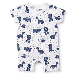 HelloBaby Kısa T, Ekru Baskılı, 3 - 6 Ay