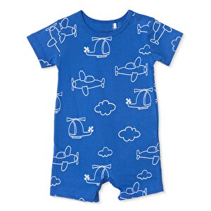 HelloBaby Kısa T, Mavi Baskılı, 3 - 6 Ay HelloBaby Kısa T, Mavi Baskılı, 3 - 6 Ay