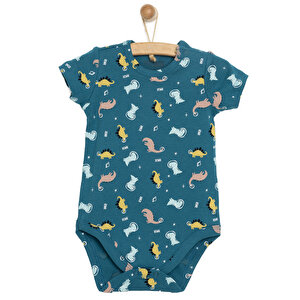 HelloBaby Kısakol Body, Lacivert, 3 Ay