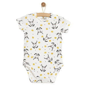 HelloBaby Kısakol Body, Ekru, 1,5 Yaş