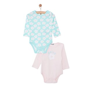 HelloBaby Kız 2li Uzun Kol B, Mint, 3 Ay