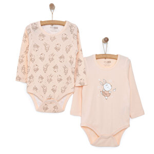 HelloBaby Kız 2li Uzun, Açık Pembe, 3 Ay