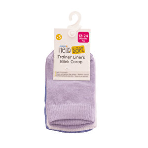 Kız 3'lü Bilek Çorap Kız Bebek