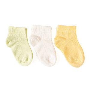Kız 3'lü Bilek Çorap Kız Bebek Kız 3'lü Bilek Çorap Kız Bebek