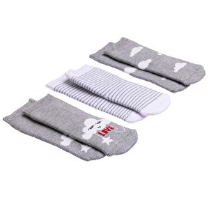 Kız 3lü Havlu Çorap Kız Bebek