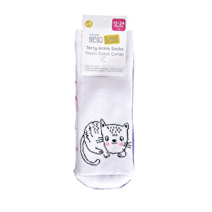 Kız 3lü Havlu Çorap Kız Bebek