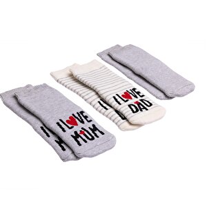 Kız 3lü Havlu Çorap Kız Bebek