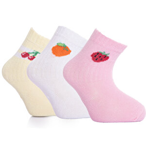 HelloBaby Kız 3lü Soket Ço, Lila, 0-6 Ay