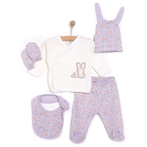 elloBaby Kız 5li Kutul, Lila, Yenidoğan