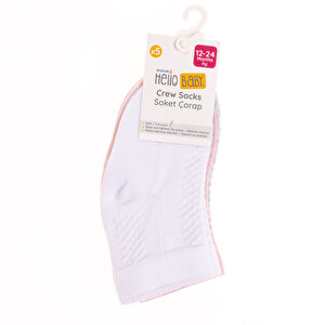 Kız 5'li Soket Çorap Kız Bebek