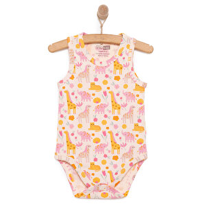HelloBaby Kız Atlet Body, Bej, 3 Ay