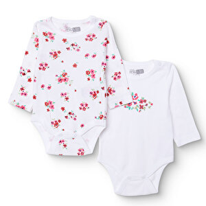 Kız Bebek 2li Uzun Kol Body Çıtçıtlı Yaka Uzun Kol Ribana Paça Kız Bebek 2li Uzun Kol Body Çıtçıtlı Yaka Uzun Kol Ribana Paça