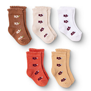 HelloBaby 5'li So, Lila Baskılı, 6-12 Ay