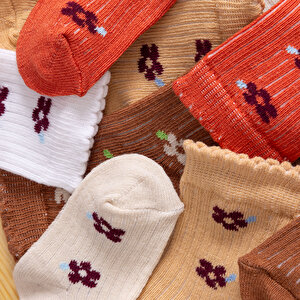 Kız Bebek 5'li Soket Çorap