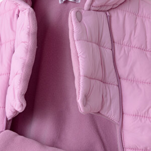 Kız Bebek Astronot Tulum Fermuarlı Bisiklet Yaka Uzun Kol Lastikli Paça Kız Bebek Astronot Tulum Fermuarlı Bisiklet Yaka Uzun Kol Lastikli Paça