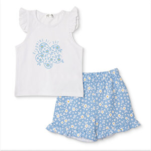 HelloBaby Atlet-Şort, Ekru, 3 - 6 Ay