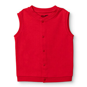 HelloBaby Basic Yelek, Kırmızı, 1 - 3 Ay