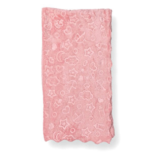 Kız Bebek Battaniye Wellsoft Örme 90 x 110cm Kız Bebek Battaniye Wellsoft Örme 90 x 110cm