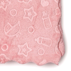 Kız Bebek Battaniye Wellsoft Örme 90 x 110cm Kız Bebek Battaniye Wellsoft Örme 90 x 110cm