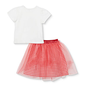 Kız Bebek Berry Belle Bluz-Etek Süprem Bisiklet Yaka Kısa Kol Kız Bebek Berry Belle Bluz-Etek Süprem Bisiklet Yaka Kısa Kol